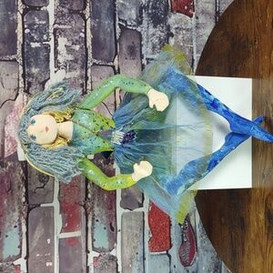 Artisan Crafted Elinor Peace Bailey Design Fantasy Fabric Arts Doll